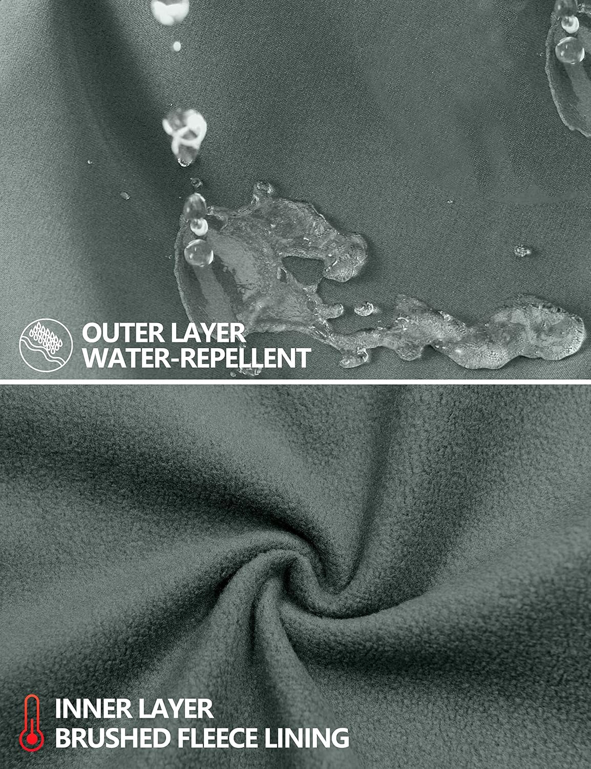 Men’S Softshell Jacket with Removable Hood, Fleece Lined
